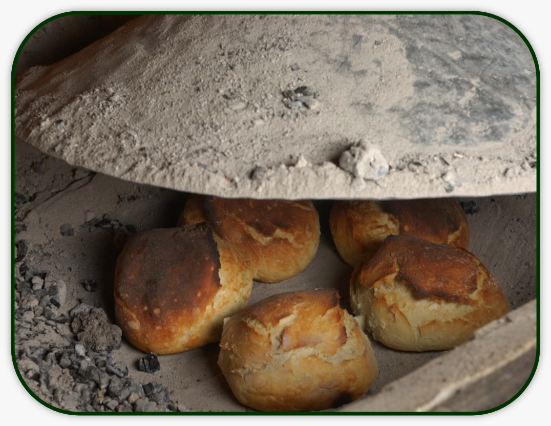 Hausgemachtes Lepinja Fladenbrot